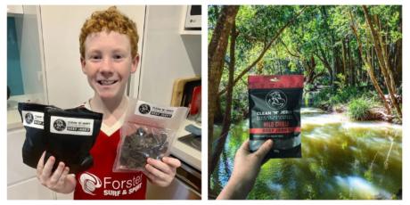 Happy Customer with Clean ‘N’ Jerky products.