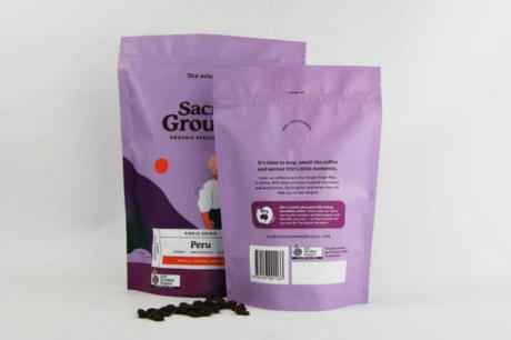 stand up pouch coffee packaging